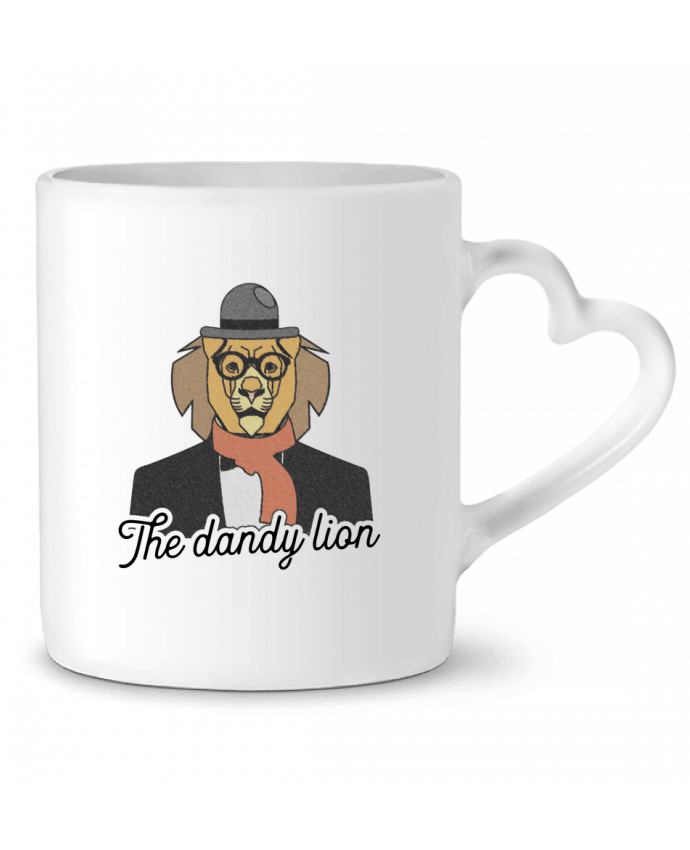 Mug coeur Dandy Lion par Original t-shirt