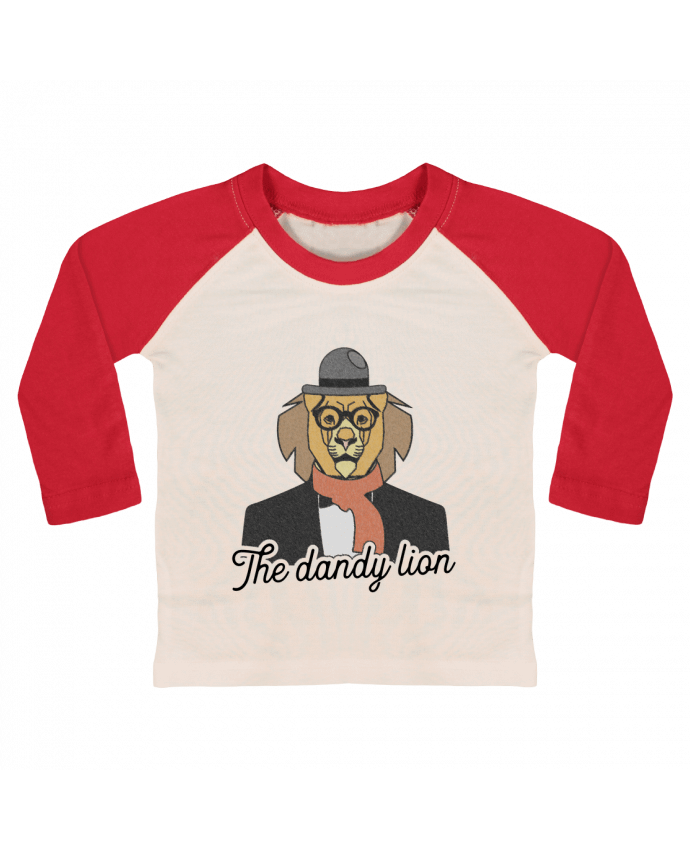 Tee-shirt Bébé Baseball ML Dandy Lion par Original t-shirt