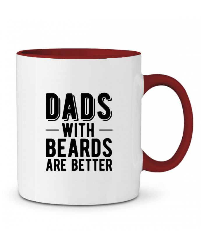 Two-tone Ceramic Mug Dad beard Original t-shirt