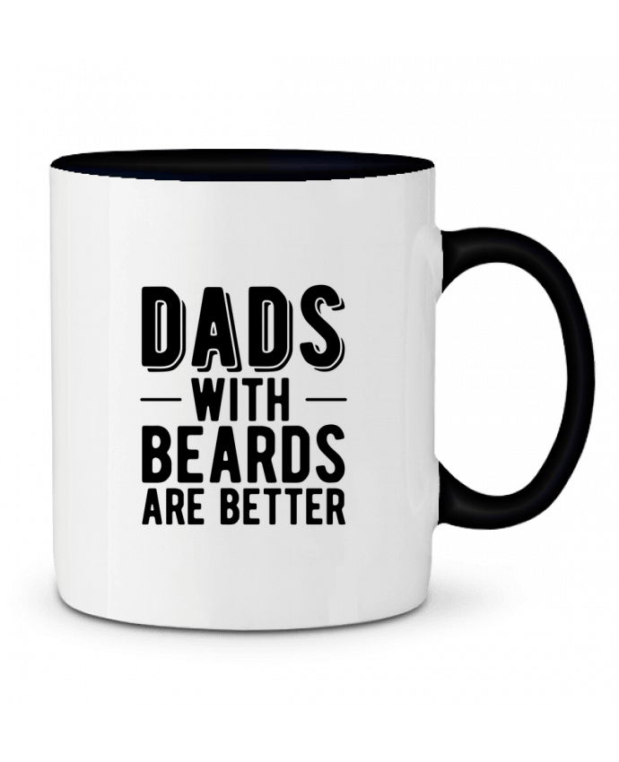 Two-tone Ceramic Mug Dad beard Original t-shirt