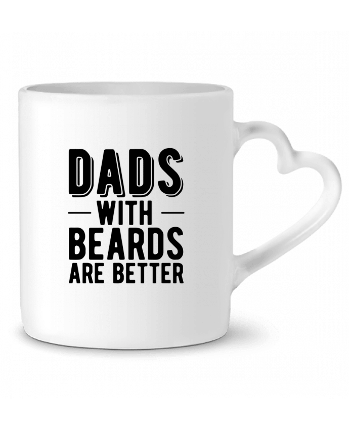 Taza Corazón Dad beard por Original t-shirt