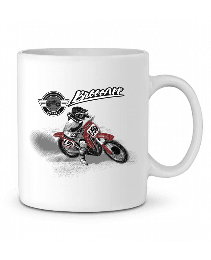 Ceramic Mug Motorcycle drift by Original t-shirt