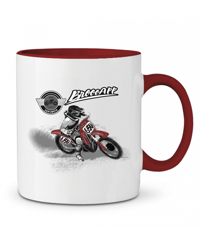 Mug bicolore Motorcycle drift Original t-shirt