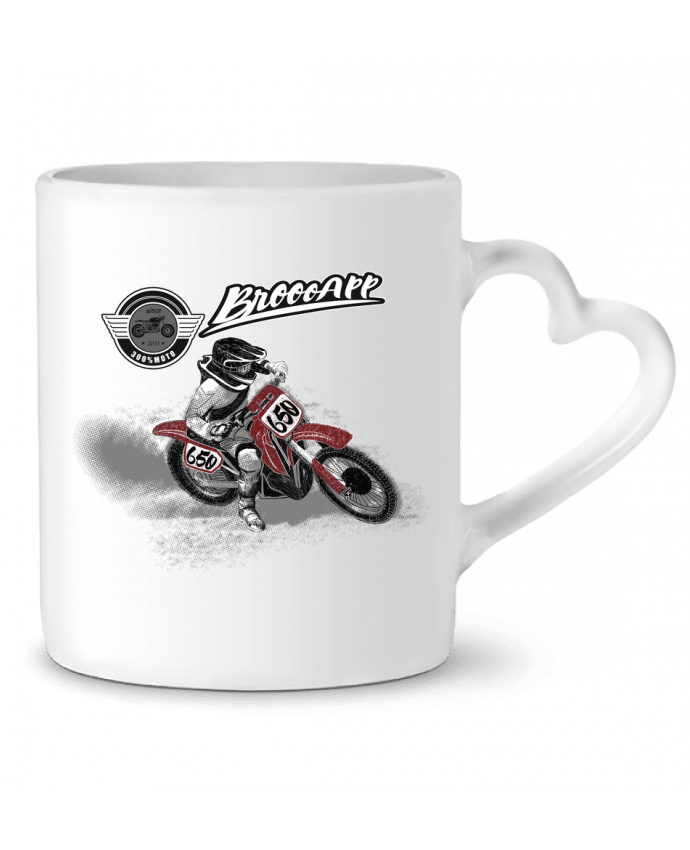 Mug Heart Motorcycle drift by Original t-shirt