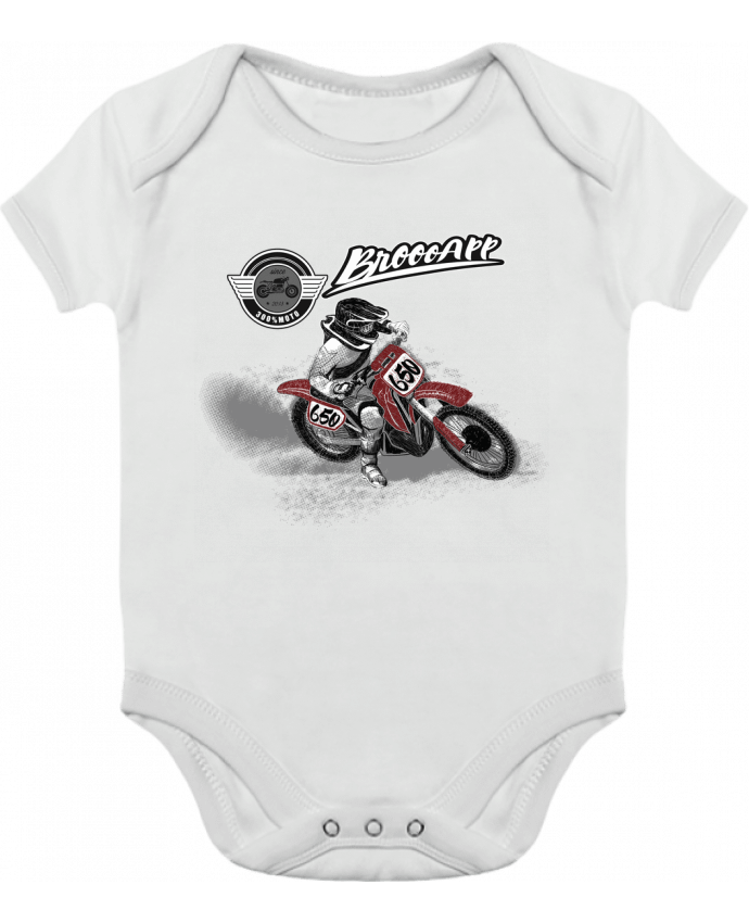 Body bébé manches contrastées Motorcycle drift par Original t-shirt