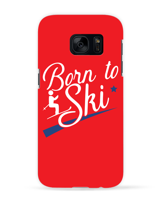 Coque 3D Samsung Galaxy S7  Born to ski par Original t-shirt