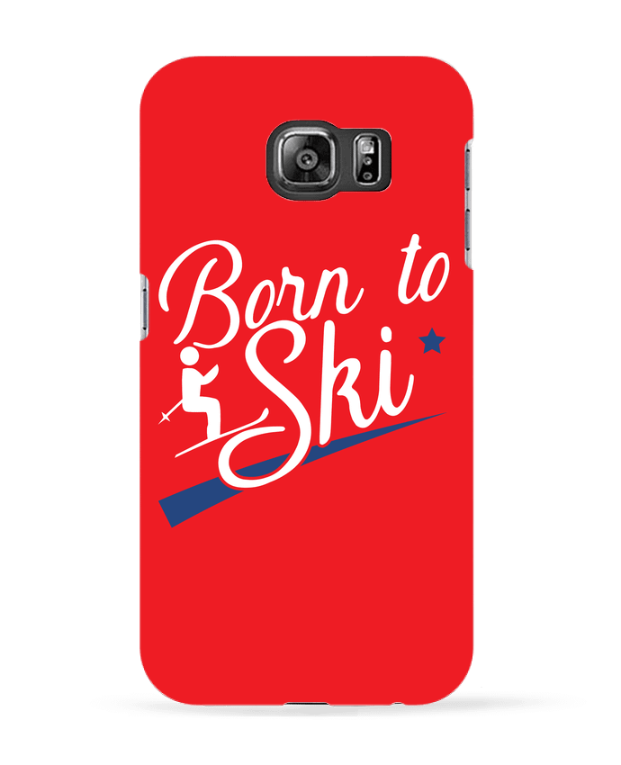 Coque Samsung Galaxy S6 Born to ski - Original t-shirt