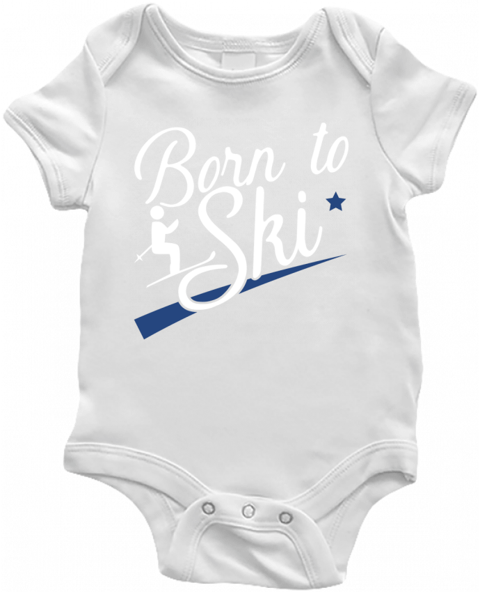 Body bébé Born to ski par Original t-shirt