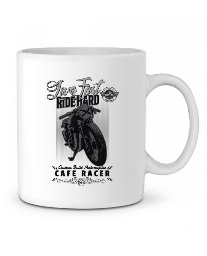 Ceramic Mug Ride hard moto design by Original t-shirt