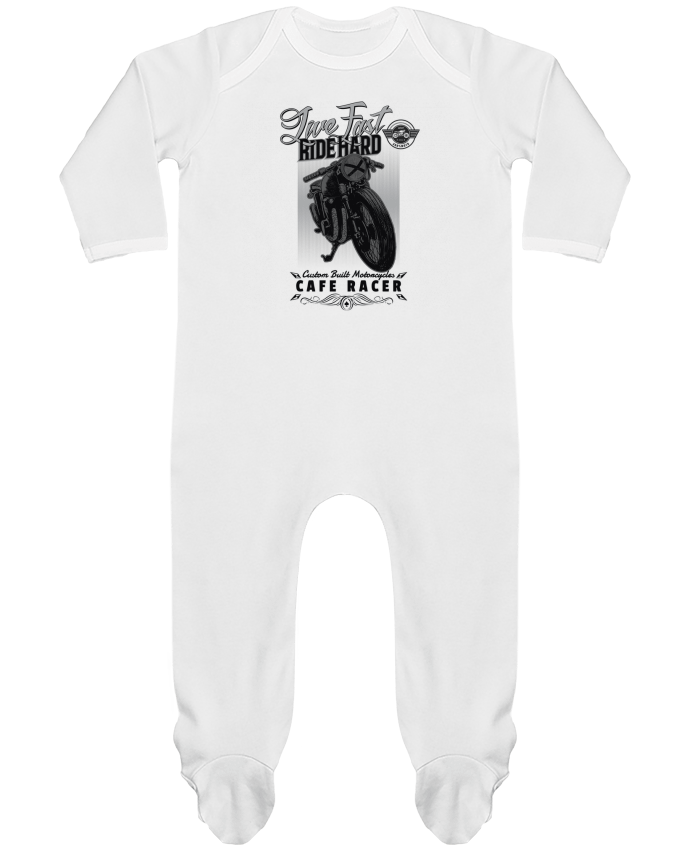 Body Pyjama Bébé Ride hard moto design par Original t-shirt