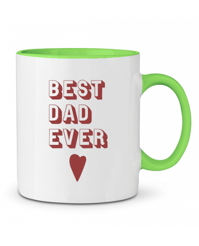 Mug bicolore Best Dad Ever Original t-shirt