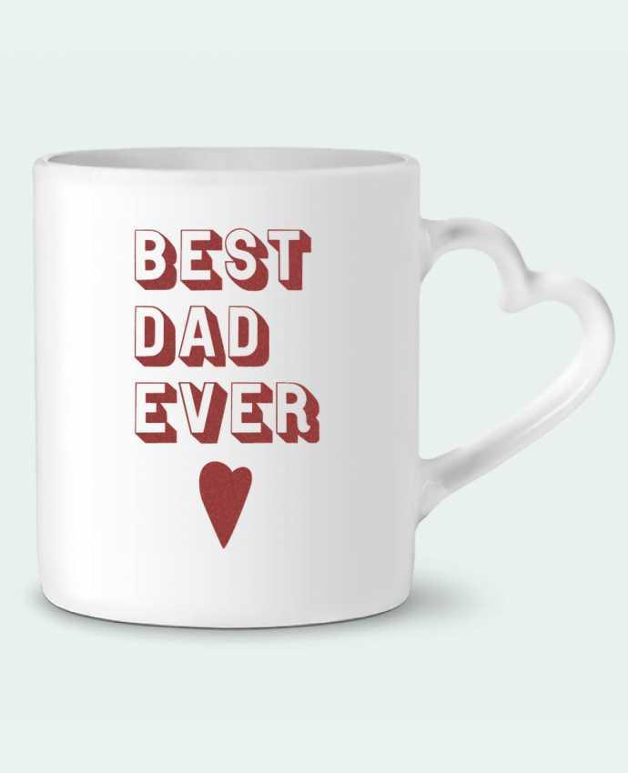 Mug coeur Best Dad Ever par Original t-shirt