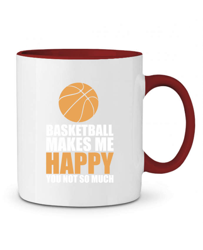 Mug bicolore Basketball Happy Original t-shirt