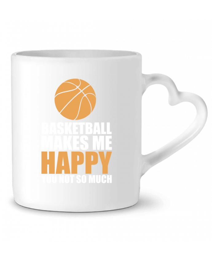 Mug coeur Basketball Happy par Original t-shirt