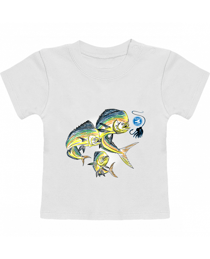 T-shirt bébé Awesome Fish manches courtes du designer Original t-shirt