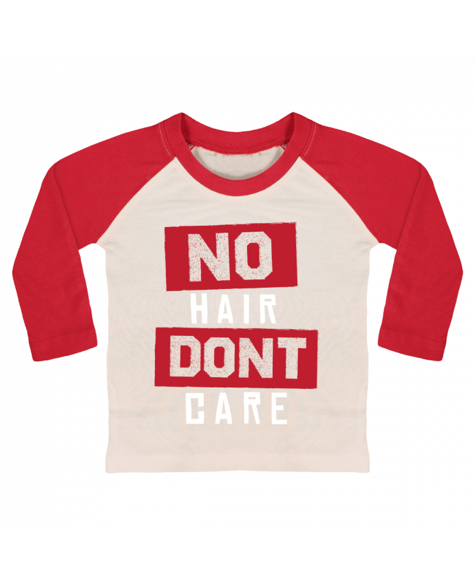 Tee-shirt Bébé Baseball ML No hair don't care par Original t-shirt