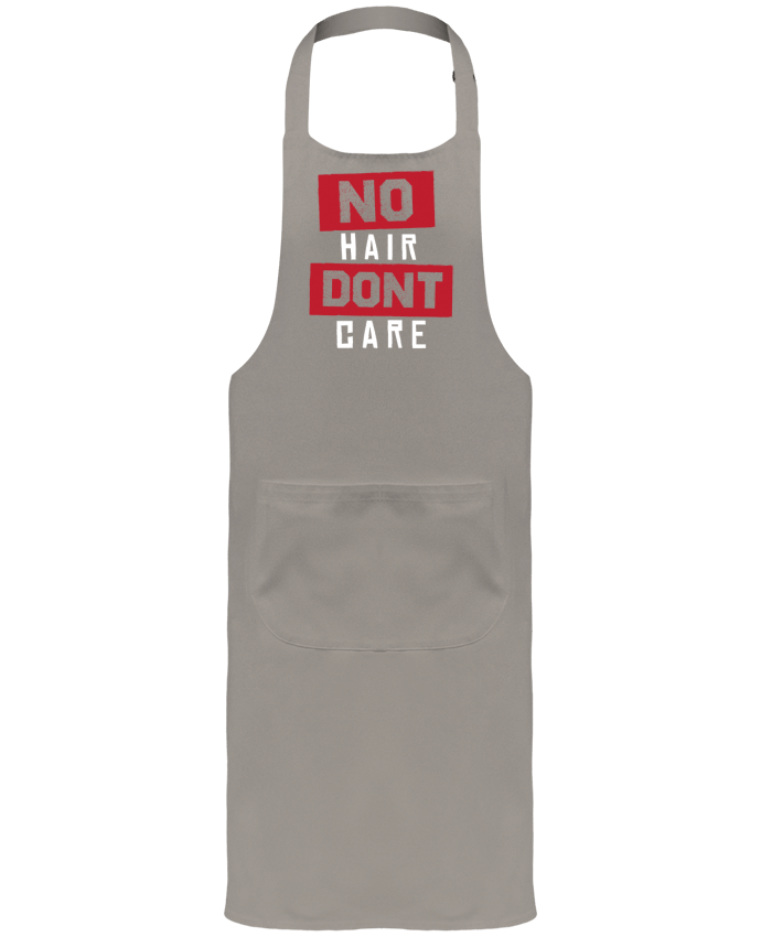 Tablier avec poches No hair don't care par Original t-shirt