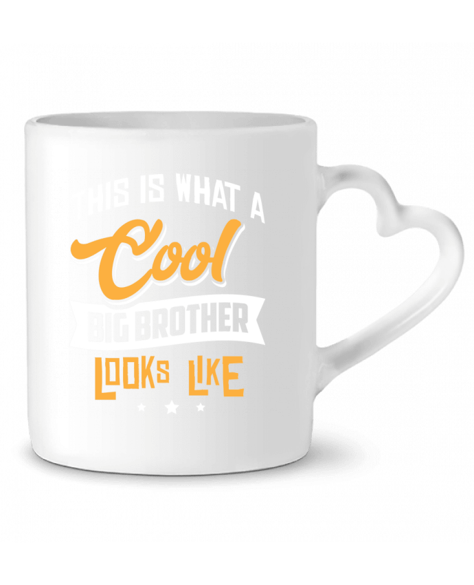 Mug coeur Cool Big Brother par Original t-shirt