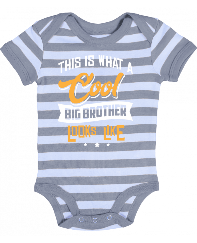 Body Bébé Rayé Cool Big Brother - Original t-shirt