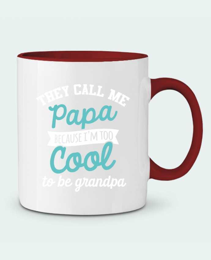 Two-tone Ceramic Mug Cool Grandpa Original t-shirt