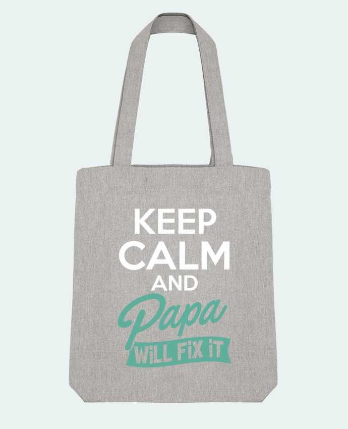 Tote Bag Stanley Stella Keep calm Papa by Original t-shirt 