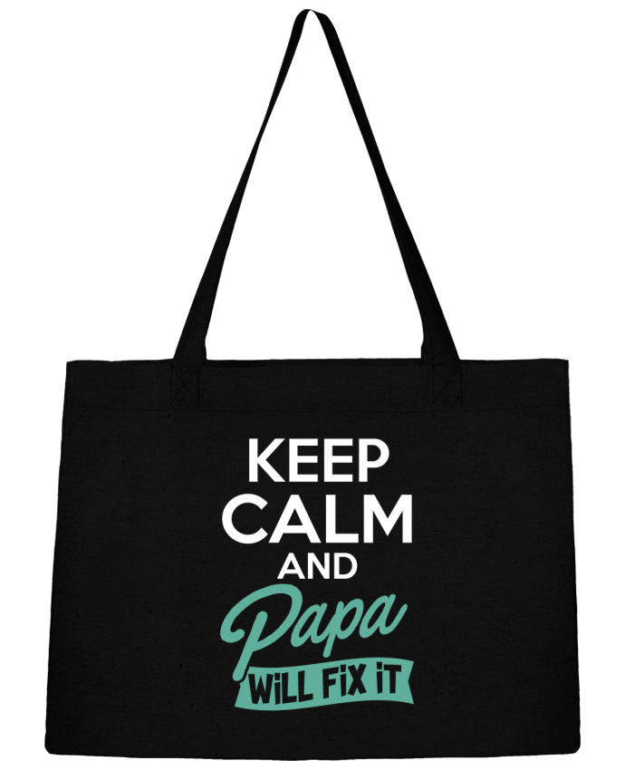 Shopping tote bag Stanley Stella Keep calm Papa by Original t-shirt