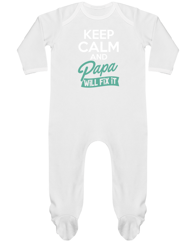 Body Pyjama Bébé Keep calm Papa par Original t-shirt