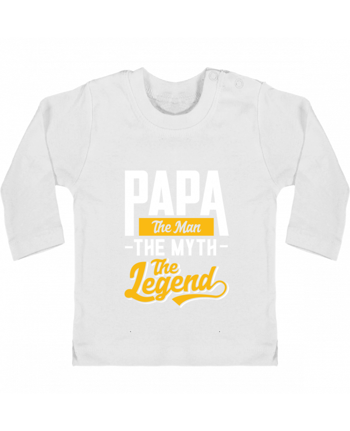 T-shirt bébé Papa Man Myth Legend manches longues du designer Original t-shirt