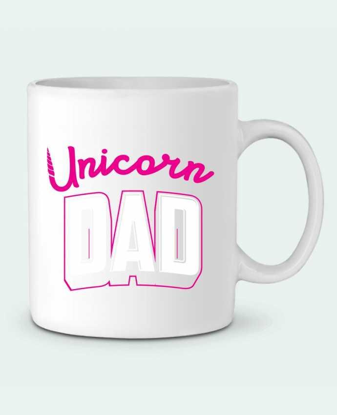 Ceramic Mug Unicorn Dad by Original t-shirt