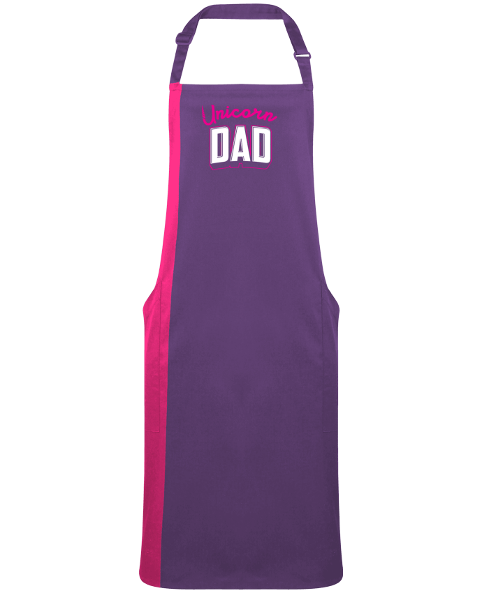 Tablier bicolore Unicorn Dad par  Original t-shirt