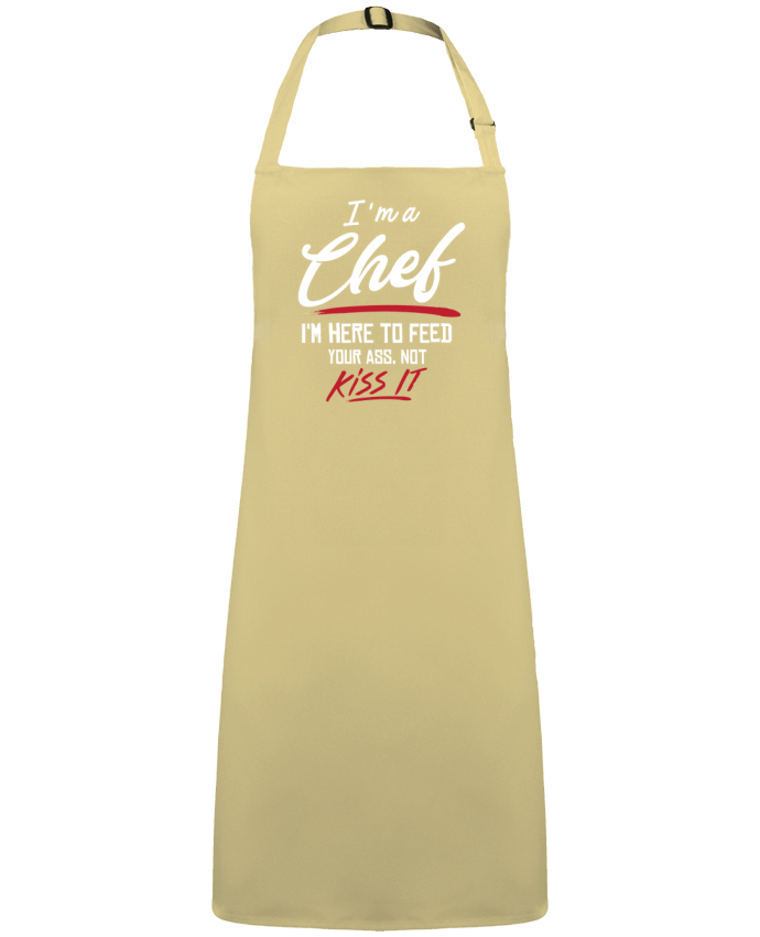 Apron no Pocket Angry Chef by  Original t-shirt