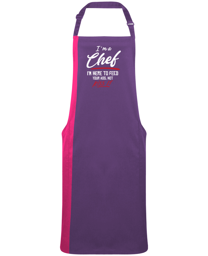 Tablier bicolore Angry Chef par  Original t-shirt