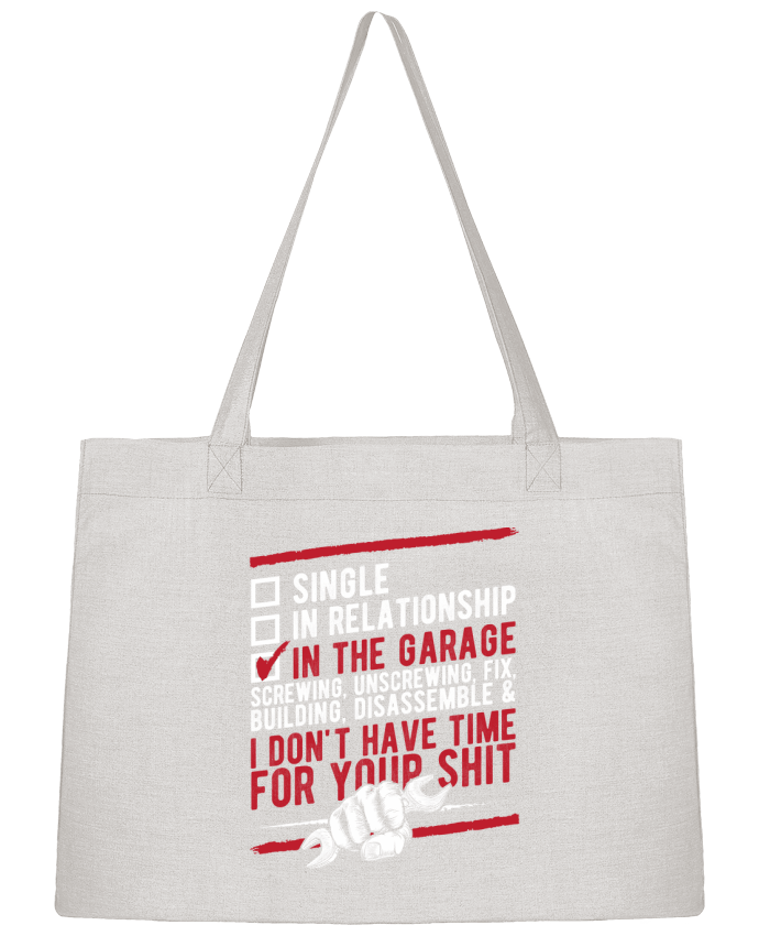 Shopping tote bag Stanley Stella In the garage by Original t-shirt