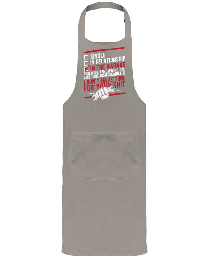 Tablier avec poches In the garage par Original t-shirt