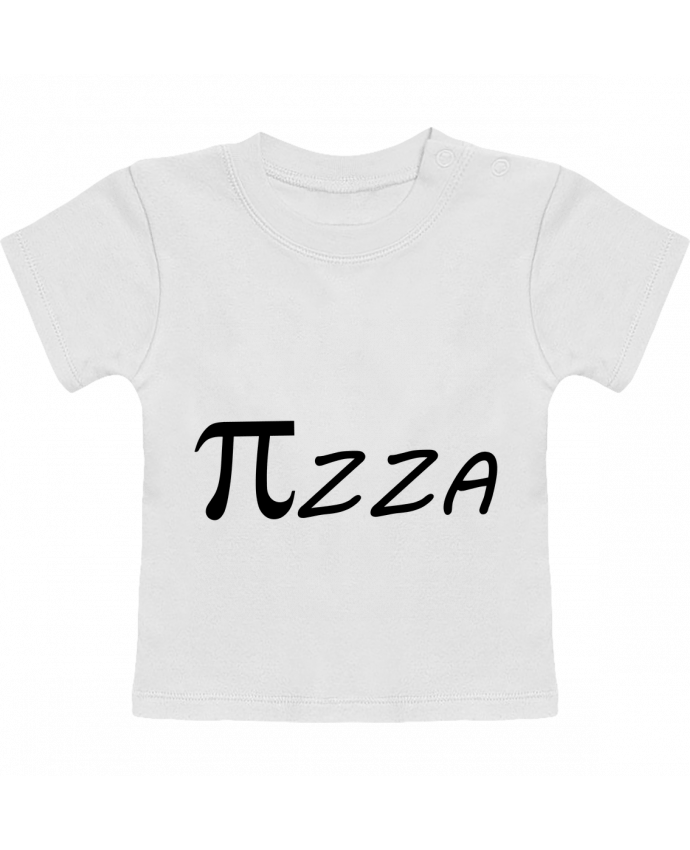 Camiseta Bebé Manga Corta Pizza manches courtes du designer Mathéo