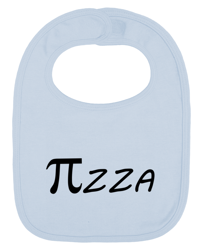 Bavoir bébé uni Pizza par Mathéo