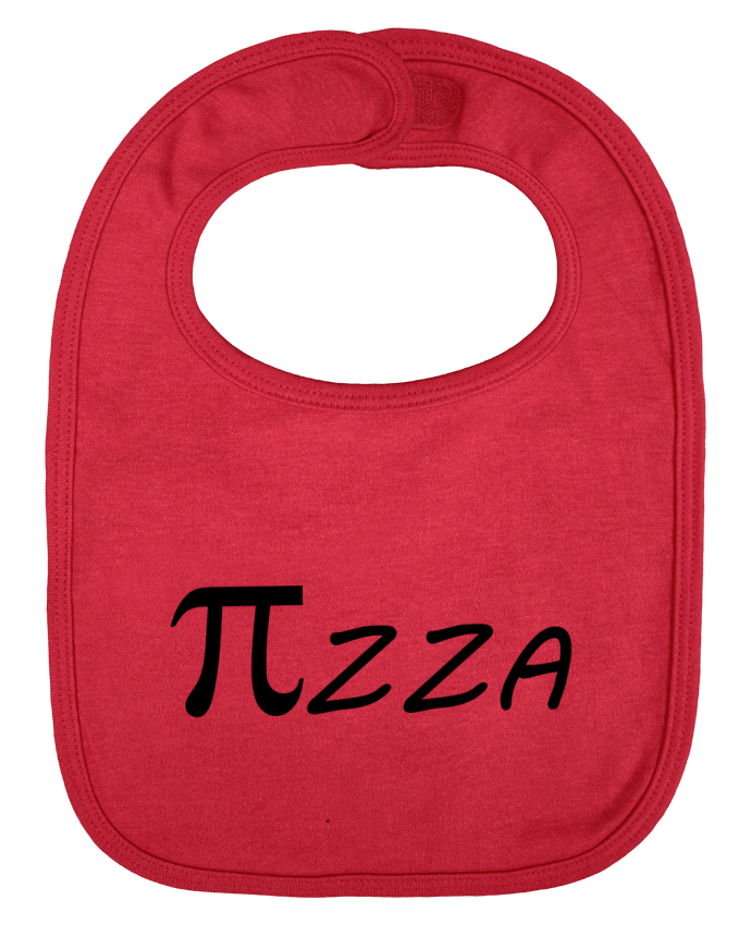 Baby Bib plain and contrast Pizza by Mathéo
