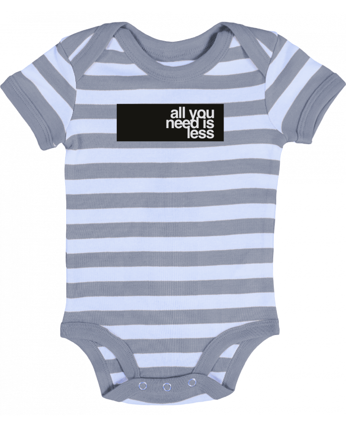Baby Body striped All you need is less - justsayin