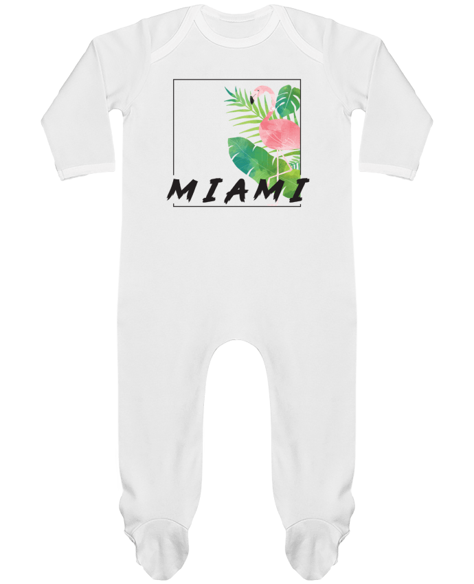 Baby Sleeper long sleeves Contrast Miami by KOIOS design