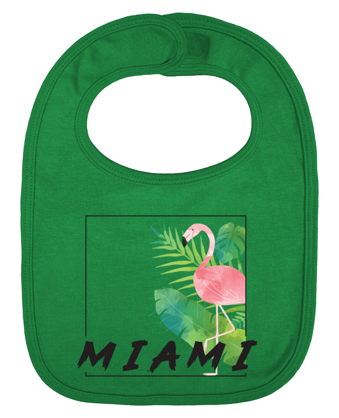 Baby Bib plain and contrast Miami by KOIOS design