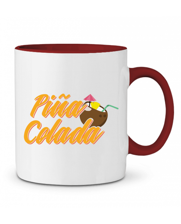 Taza Cerámica Bicolor Pina Colada tunetoo