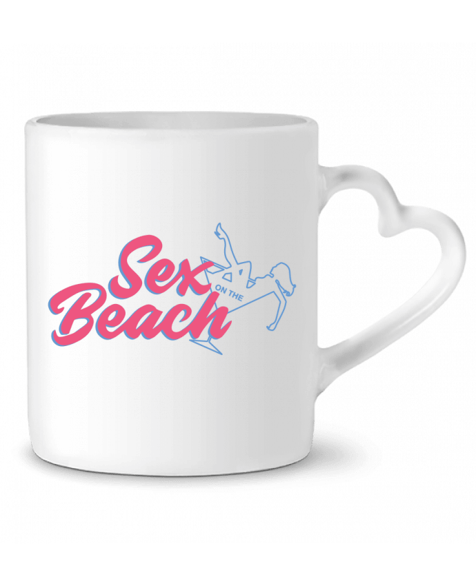 Mug coeur Sex on the beach cocktail par tunetoo