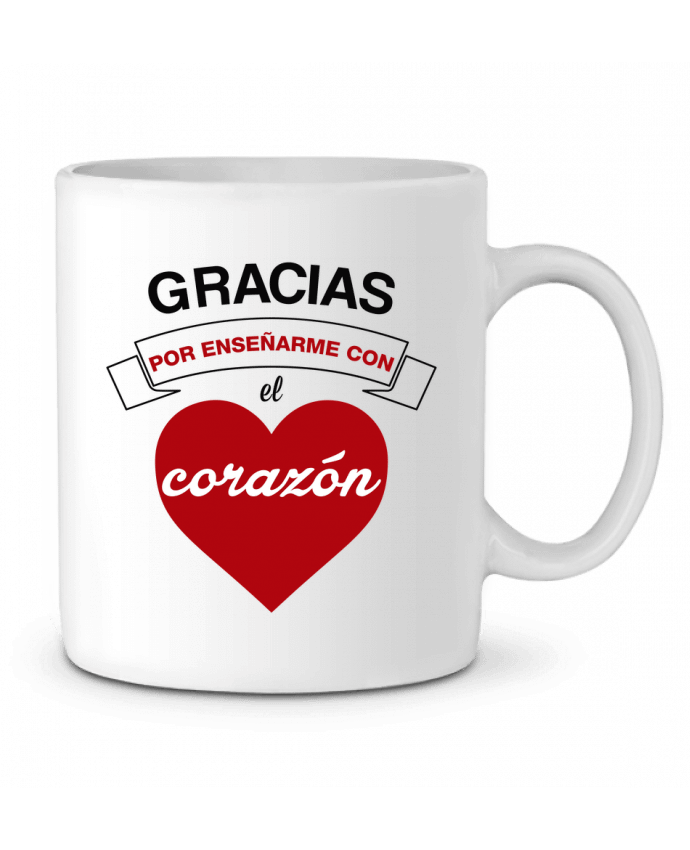 Ceramic Mug Gracias profesores by tunetoo