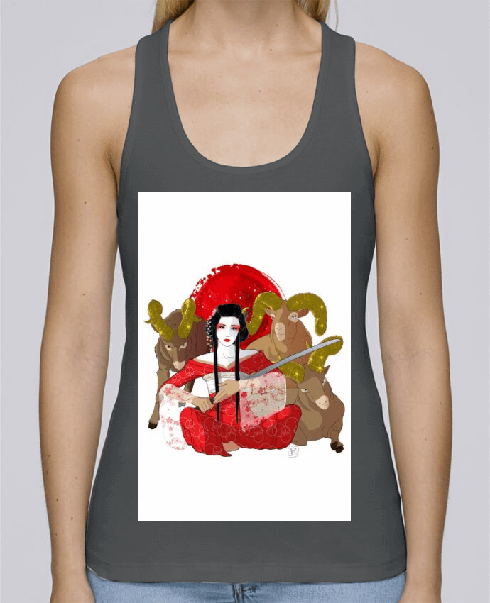 Camiseta de tirantes algodón orgánico mujer Stella Dreams Signe Zodiaque : Bélier por fanny-bonenfant en coton Bio