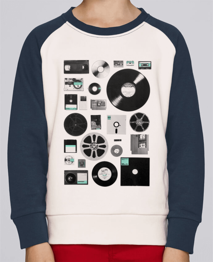 Sweat petite fille Data por Florent Bodart