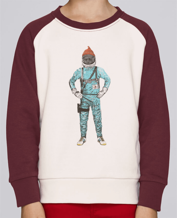 Sweat petite fille Zissou in space par Florent Bodart