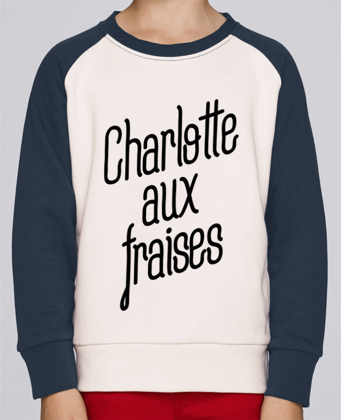 Sweat petite fille Charlotte aux fraises by tunetoo