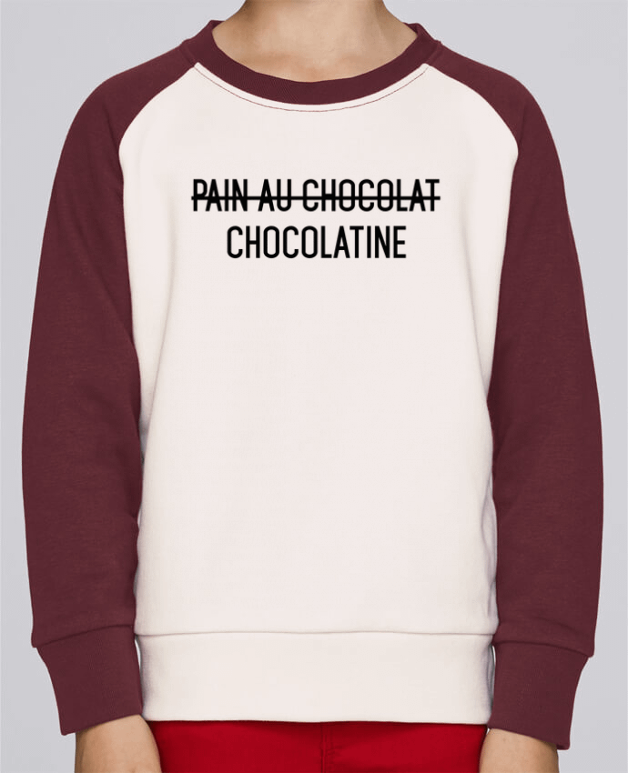 Sweat petite fille Chocolatine par tunetoo