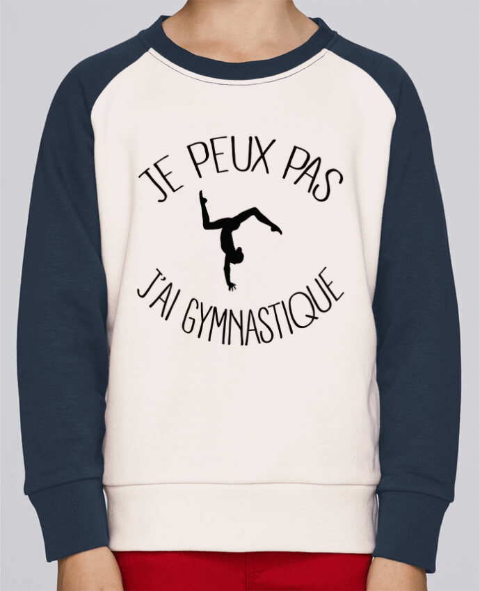Sweat petite fille Je peux pas j'ai gymnastique par Freeyourshirt.com