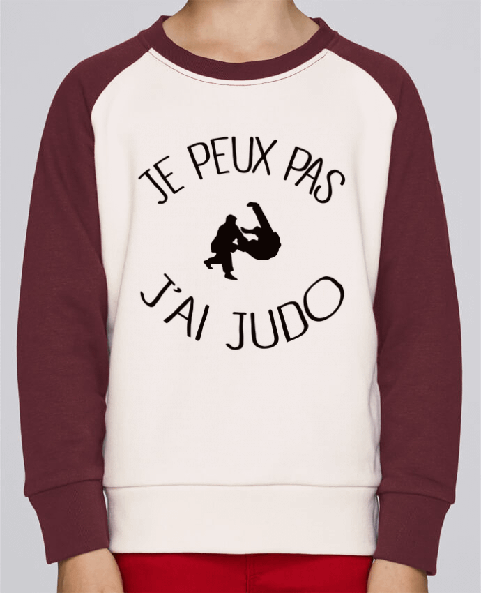 Sweat petite fille Je peux pas j'ai Judo par Freeyourshirt.com